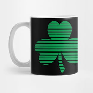 Shamrock Stripes - Green - St. Patricks Day Mug